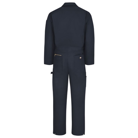 WORKWEAR OUTFITTERS Dickies Deluxe Cotton Coverall Dark Navy, Small 4877DN-RG-S